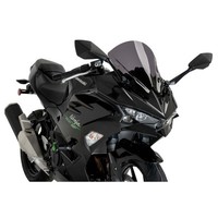 Windschutzscheibe Puig Z-RACING FUR Kawasaki Ninja 500 24-25 Dunkel Getont