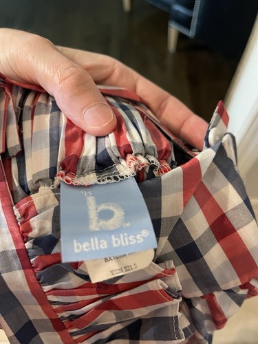 Bella Bliss Girls gingham Dress - Picture 4 of 7