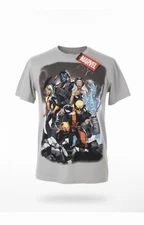Marvel Mad Engine Wolverine Men's T Shirt Gray