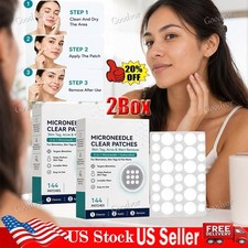 2Box 288Pcs Curalona Microneedle Patches, Skin Tag Wart Acne Remover Patches