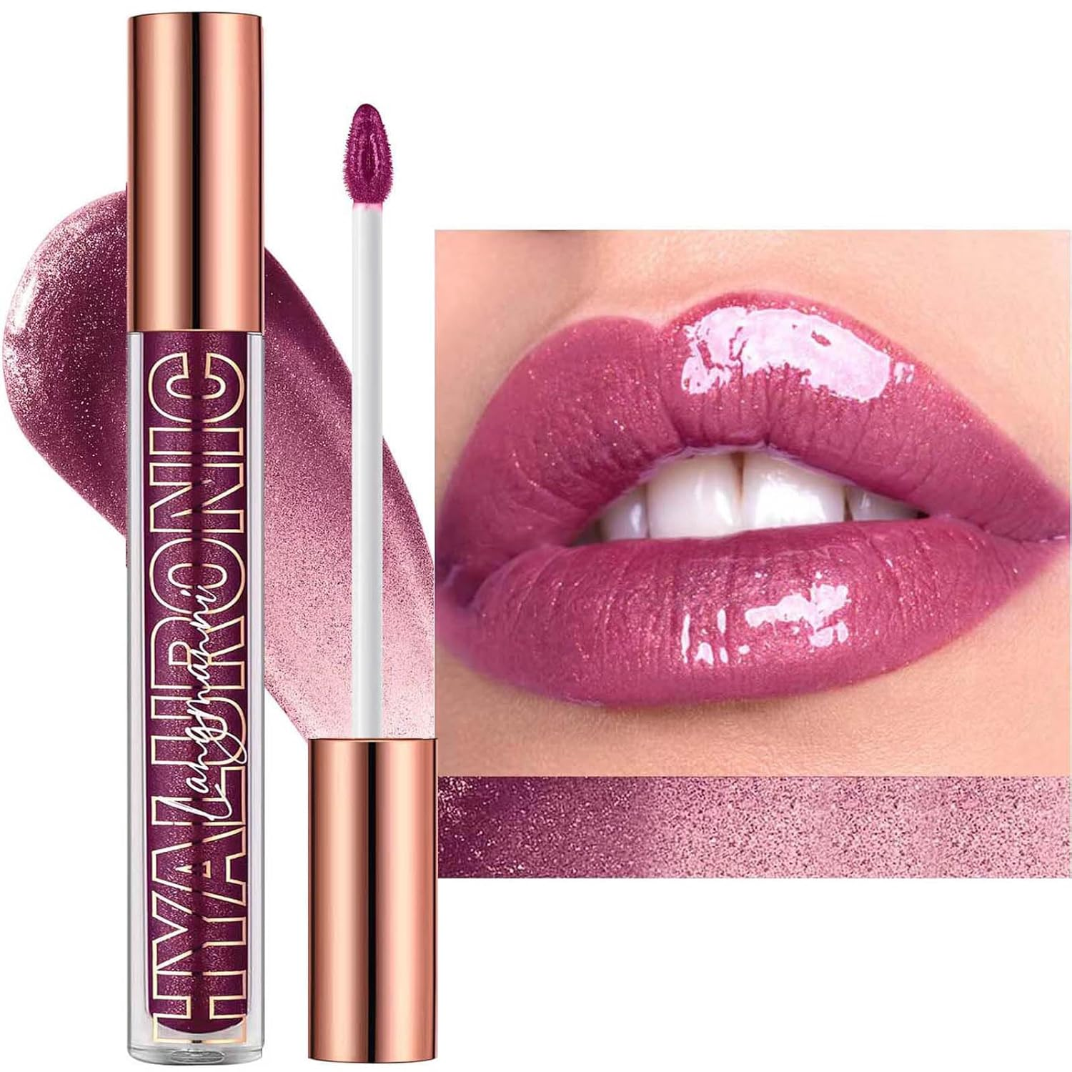 Purple Lip Gloss Lip Plumper Gloss Tinted Glitter Lipgloss Lip Oil Teens Moistur