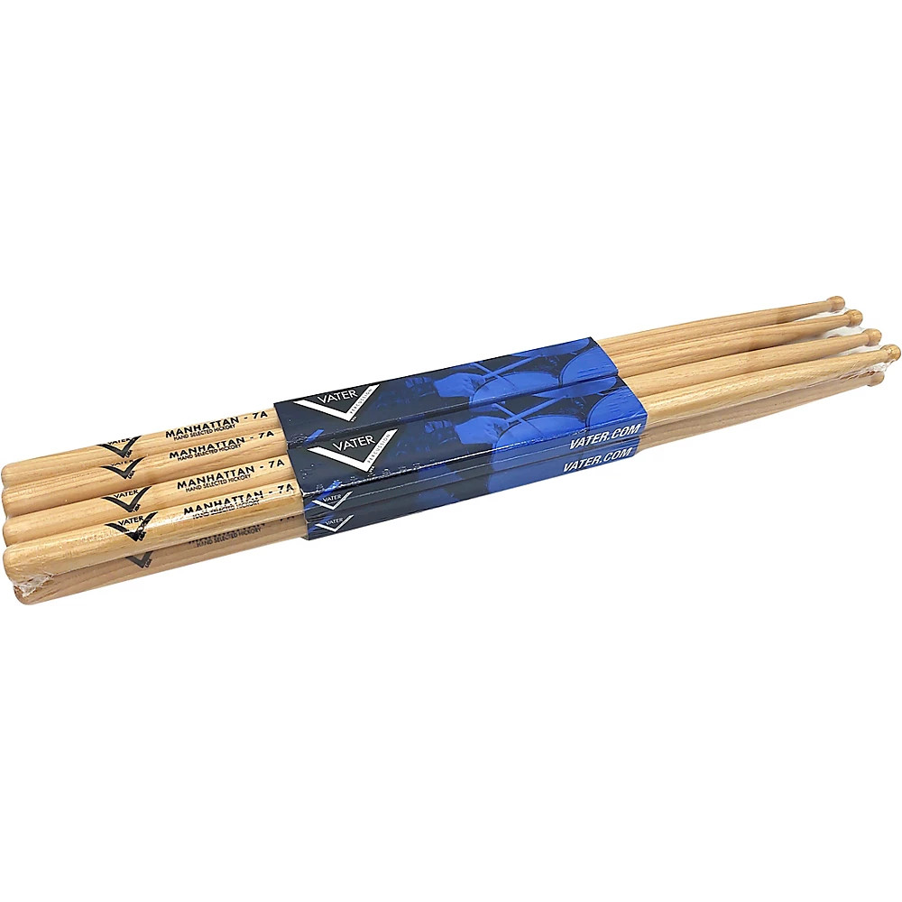 Барабанные палочки Vater Hickory в расфасованной древесине 7A