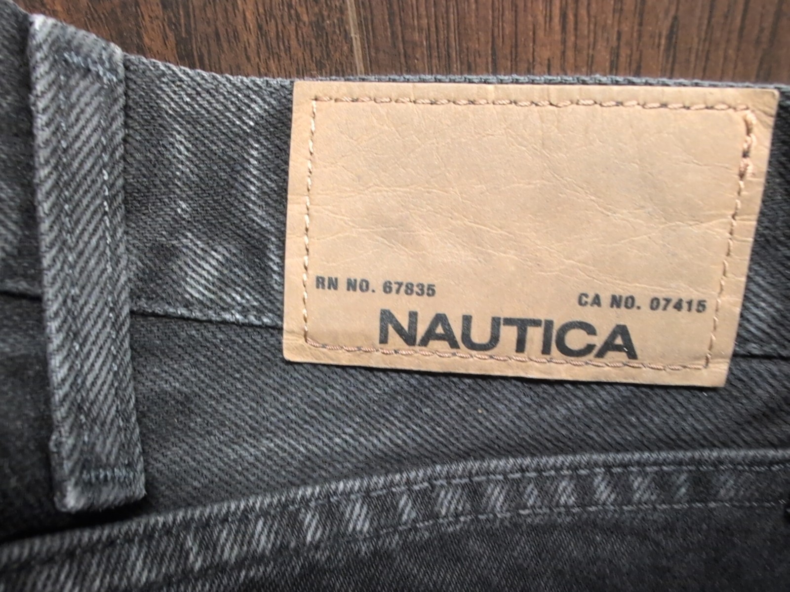 's Size 38x32 Black Wash Relaxed Fit Pockets