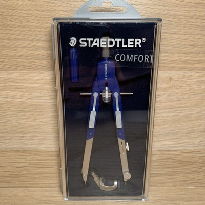  Staedtler 552 01 Mars 552 Comfort Spring Bow Compass Blue/Silver