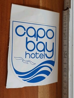 Capo Bay Hotel  - Aufkleber / Sticker Werbung (1)