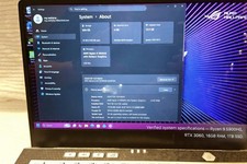 ASUS ROG Zephyrus G14, 1TB SSD, 16GB RAM, Ryzen 9 5900HS CPU, RTX 3060 6GB GPU