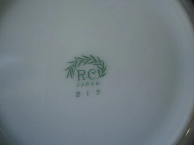 vintage noritake 1386 rc 217  blue silver lavender leaves 4 cereal bowls - image 4 of 4