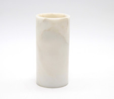 Minimalistische Marmorvase 12cm sehr helle Qualität 12cm hoch Carrara