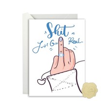 Wedding Card, Funny Engagement Congratulation, Humor Design, for Bride  Groom