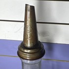 Richlube Motor Oil Glass Bottle Metal Spout One Quart Advertising Can — photo 4
