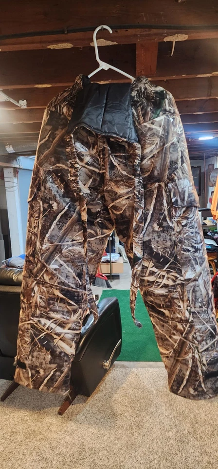 Field & Stream Realtree Camo Bib Overalls Insulated Hydro Proof Ultra L Large - Image 4 of 4