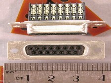 10 Amp 745493-2 HD20 IDC 15 Pin Female D-Sub Connectors