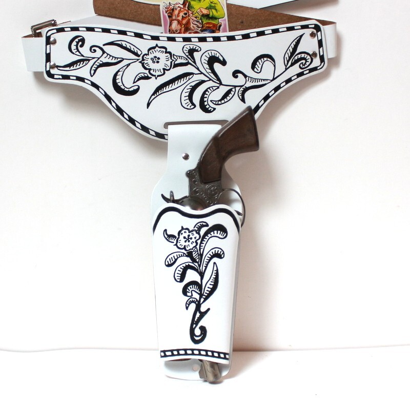 Cinturone PLAYMOBIL Beige Con Doppi Pistoleri Per Cowboy &ndash; Usato