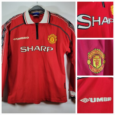 BECKHAM 7 ユニフォーム VAPA TECH PERFORMANCE RARE Umbro Long sleeve Manchester United Sharp David Beckham