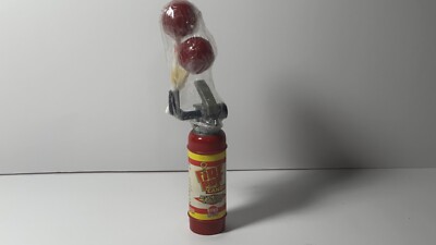 Fire Pop Candy Lollipop Holder Fire Extinguisher by Cap Candy MIP - 1998