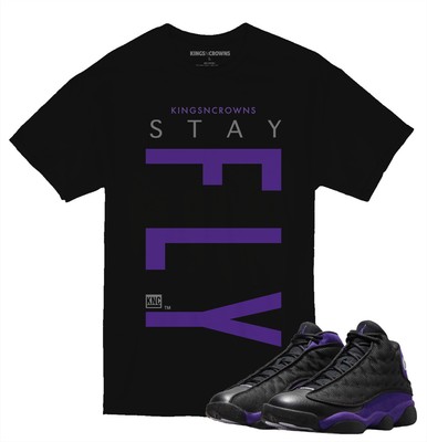shirts to match jordan 13 court purple