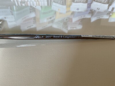 Royal & Langnickel Zen Serie Long Flat 2 Künstlerpinsel New Old Stock P954
