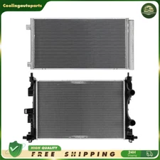 Aluminium Radiator & A/C Condenser Cooling Kit For 2017-22 Jeep Compass Renegade