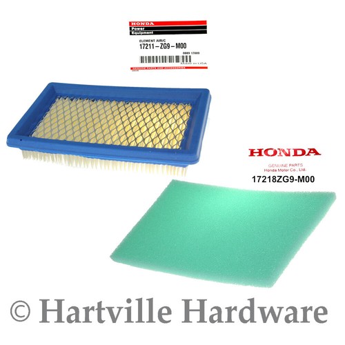 Honda 17211-ZG9-M00 & 17218-ZG9-M00 Air & Pre Filter Set OEM