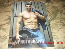 Michael Stokes 2021 Calendar  FREE Priority Mail SHIPPING!!  SCARCE!