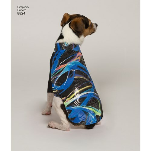 Simplicity Sewing Pattern 8824 Dog Coat T Shirt Suit and Sweatshirt Size S-M-L - Picture 8 of 8