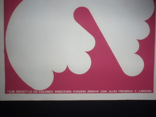 Poster serigrafico originale cubano per film sovietico ANNE & THE COMMODORE arte cubana - Foto 6 di 8