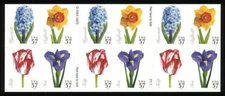 US #3903b 3299-3903 $7.40 Spring Garden Flowers Convertible Booklet NH MNH P1111