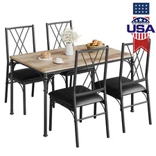 Dining Table Set Kitchen Table and 4 Chairs for Kitchen Table Dining Room Table