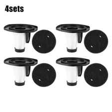 Replacement 4x Filter & 4x Sponge For MOOSOO LT450 Vacuum Cleaner Parts