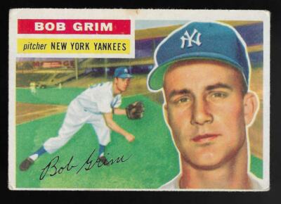 1956 Bob Grim Yankees #52