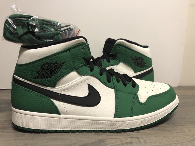 air jordan 1 mid se noble green white midnight navy