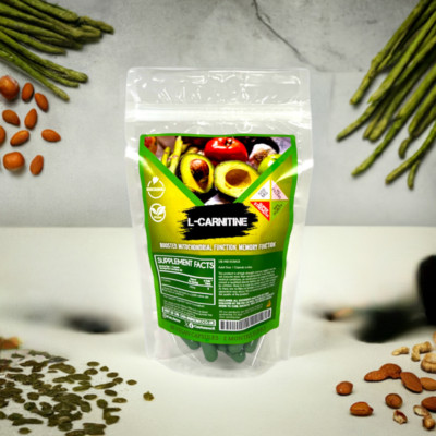 L-CARNITIN 99% Reinheit | 500mg Extrakt Kapseln | Nachhaltig | 100% Vegan