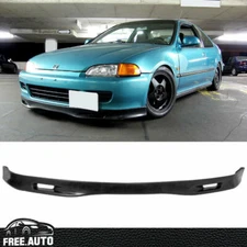 Fits 92-95 Civic Front Bumper Lip Spoiler Kit PU Unpainted
