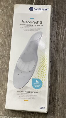 Bauerfeind Viscoped S Shock Absorbing Inlays Size 3 (USA MEN 8-9 Women 9.5-10.5)