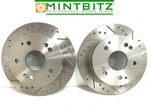 Bremsscheiben & Beläge vorne & hinten für Volvo C70 2.0T 2.4 99-06 mit Noppen gerillt - Bild 5 von 9