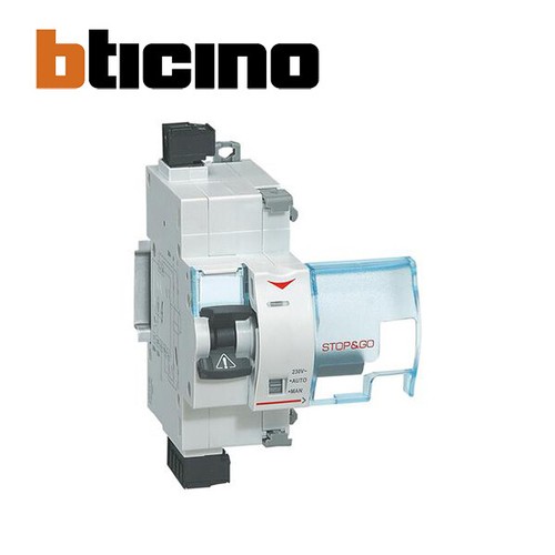 BTicino-F80SG-Serie-BTDIN-Salvavita-Stop-amp-Go-a-Riarmo-Automatico