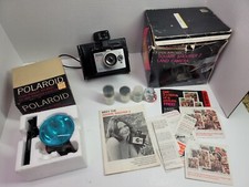 2 VTG Polaroid Square Shooter 2 Land Camera Color Adapter Kit 660 Lot w/ Box