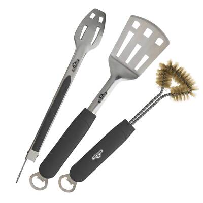 Napoleon 3 teiliges Grillbesteck für TravelQ Serie Grillzubehör Grillen BBQ 
