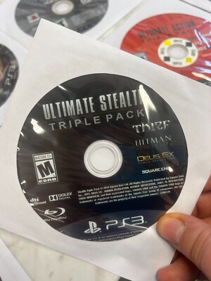 Ultimate Stealth Triple Pack (Sony PlayStation 3, 2015) disc only!