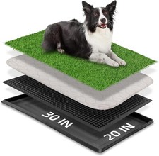 COZIWOW Dog Pee Grass Potty Training Large Artificial Grass Patch for Dogs Tray