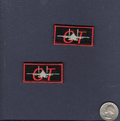 EGLIN AFB Squadron USAF F-15 EAGLE Flight Suit Pencil Pocket Patch Set