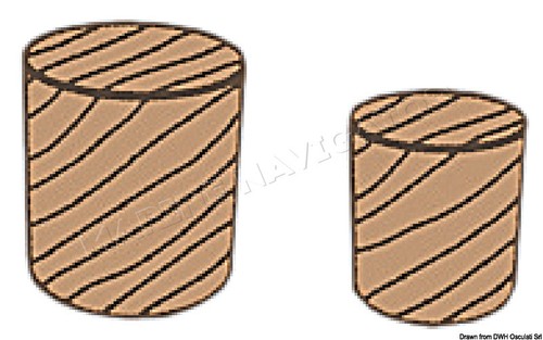 ARC Teak Plugs 12 mm 100 Pcs - Picture 2 of 3