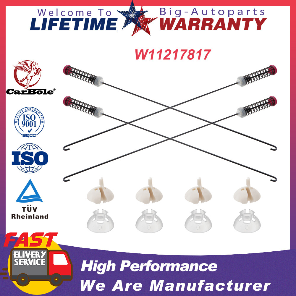 Washer Suspension Rod Kit W11217817 PS12349409 for Maytag