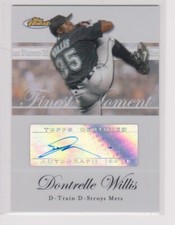 2007 Topps Finest Moments Dontrell Willis auto 21/25 RFMA-DWW refractor  RARE