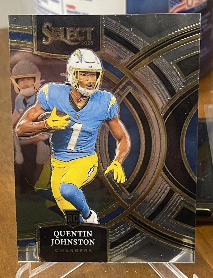 2023 Panini Select #196 Quentin Johnston Los Angeles Chargers Rookie TCU