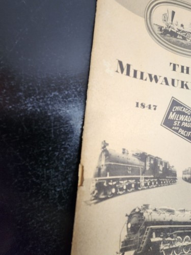 The Milwaukee Road 1847-1944 Railway History Booklet Vintage 6 x 9 Inches - Picture 4 of 14