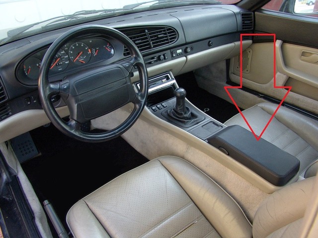 1986 Porsche 944 Interior Replacement Center Console 