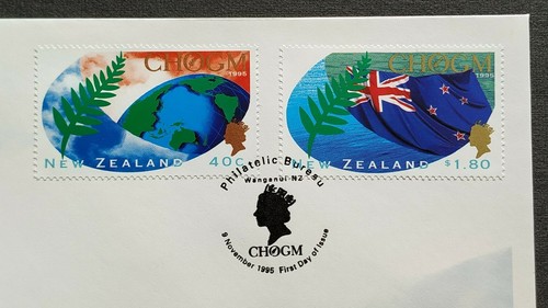1995 New Zealand CHOGM Commonwealth Heads Of Government Meeting 2v Stamps FDC - Picture 3 of 3