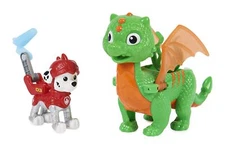 Paw Patrol, Rescue Knights Marshall and Dragon Jade Action Figures Set, Kids’