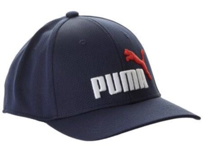 Puma Stretch FitAdult Size L/XL Fitted Baseball Golf Hat Cap Solid
